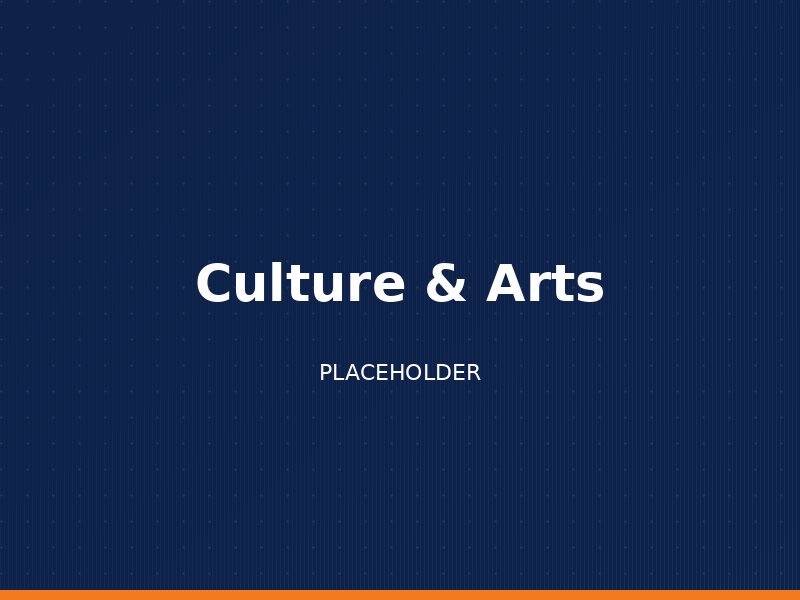 Culture & Arts