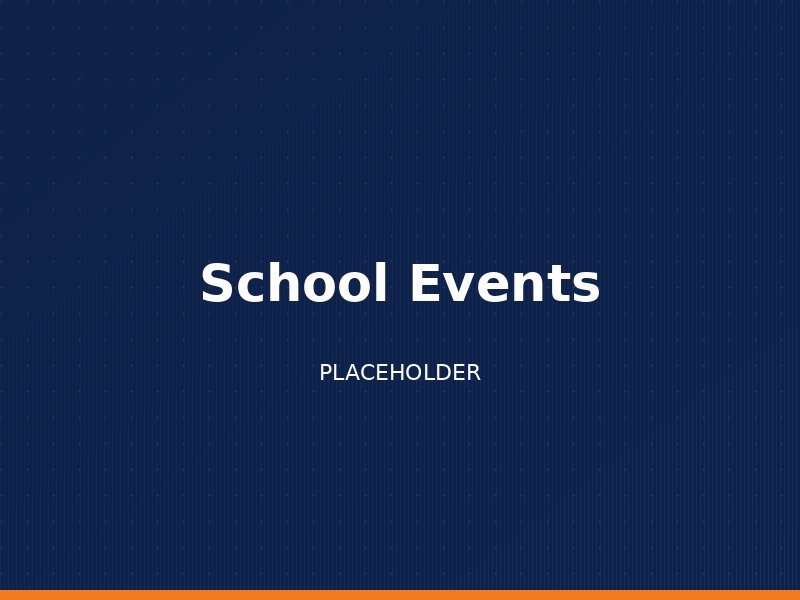 School Events
